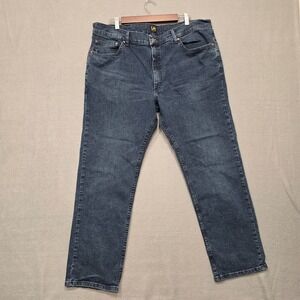 Lee Classic Fit Mens Straight‎ Leg Denim Blue Jeans Size 40X30